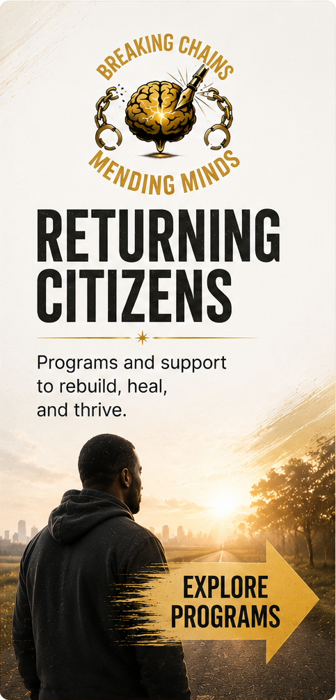For returning citizens — programs, free support group, and PICS resources